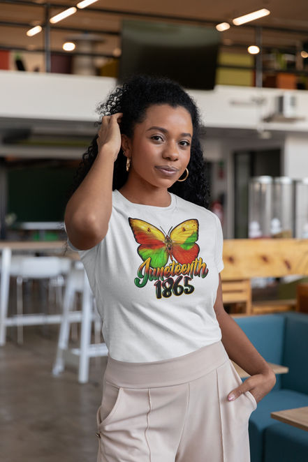 Butterfly Juneteenth 1865 T-Shirt