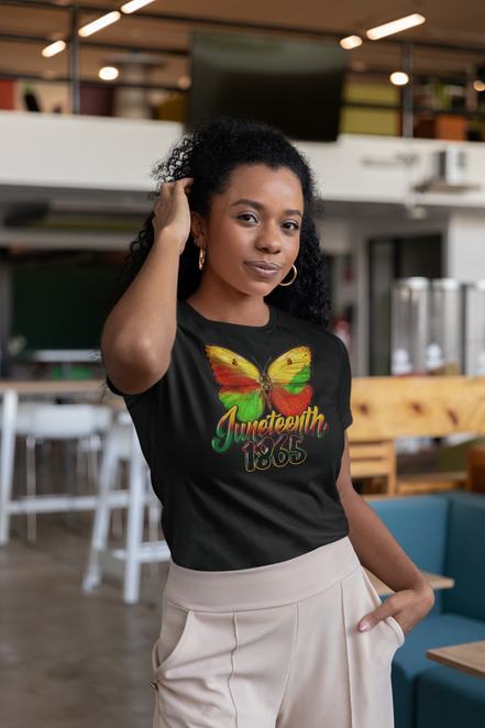 Butterfly Juneteenth 1865 T-Shirt