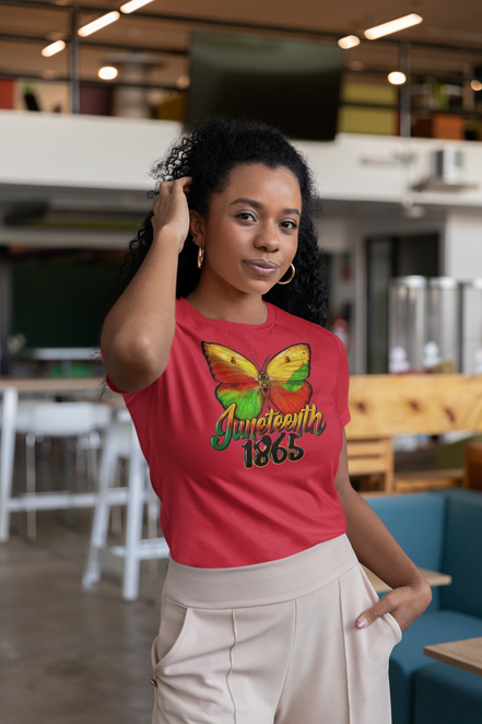 Butterfly Juneteenth 1865 T-Shirt