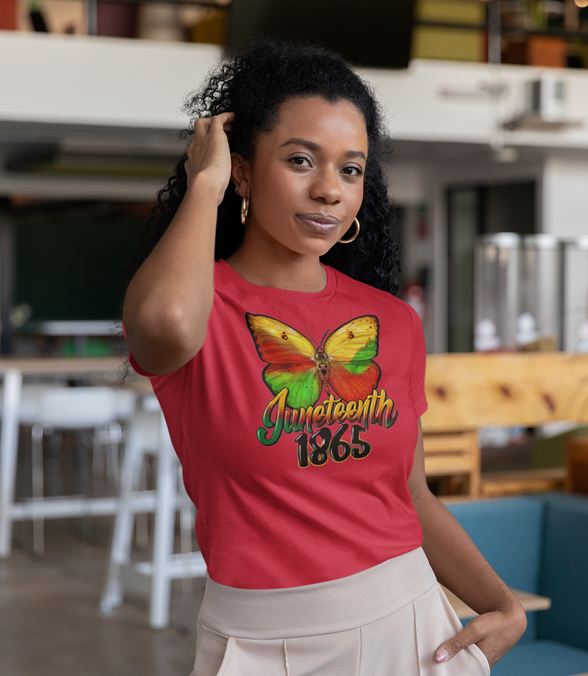 Butterfly Juneteenth 1865 T-Shirt