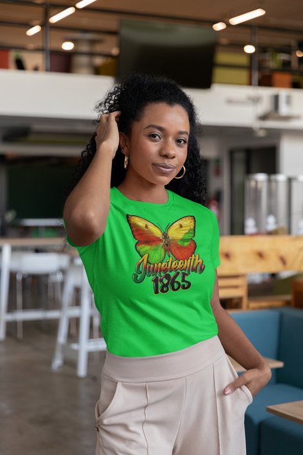 Butterfly Juneteenth 1865 T-Shirt