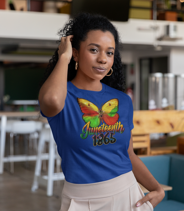 Butterfly Juneteenth 1865 T-Shirt