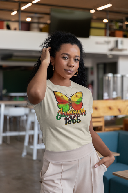 Butterfly Juneteenth 1865 T-Shirt
