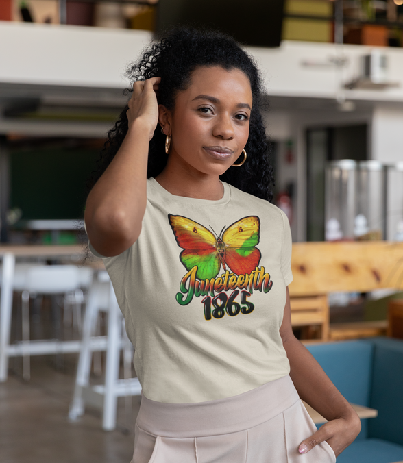Butterfly Juneteenth 1865 T-Shirt