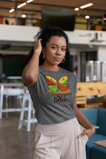 Butterfly Juneteenth 1865 T-Shirt