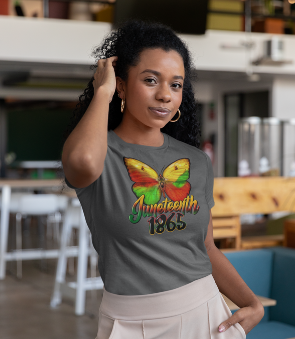 Butterfly Juneteenth 1865 T-Shirt