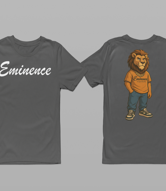 Cartoon Eminence Lion T-Shirt | Bold Streetwear Tee | Eminence Clothing