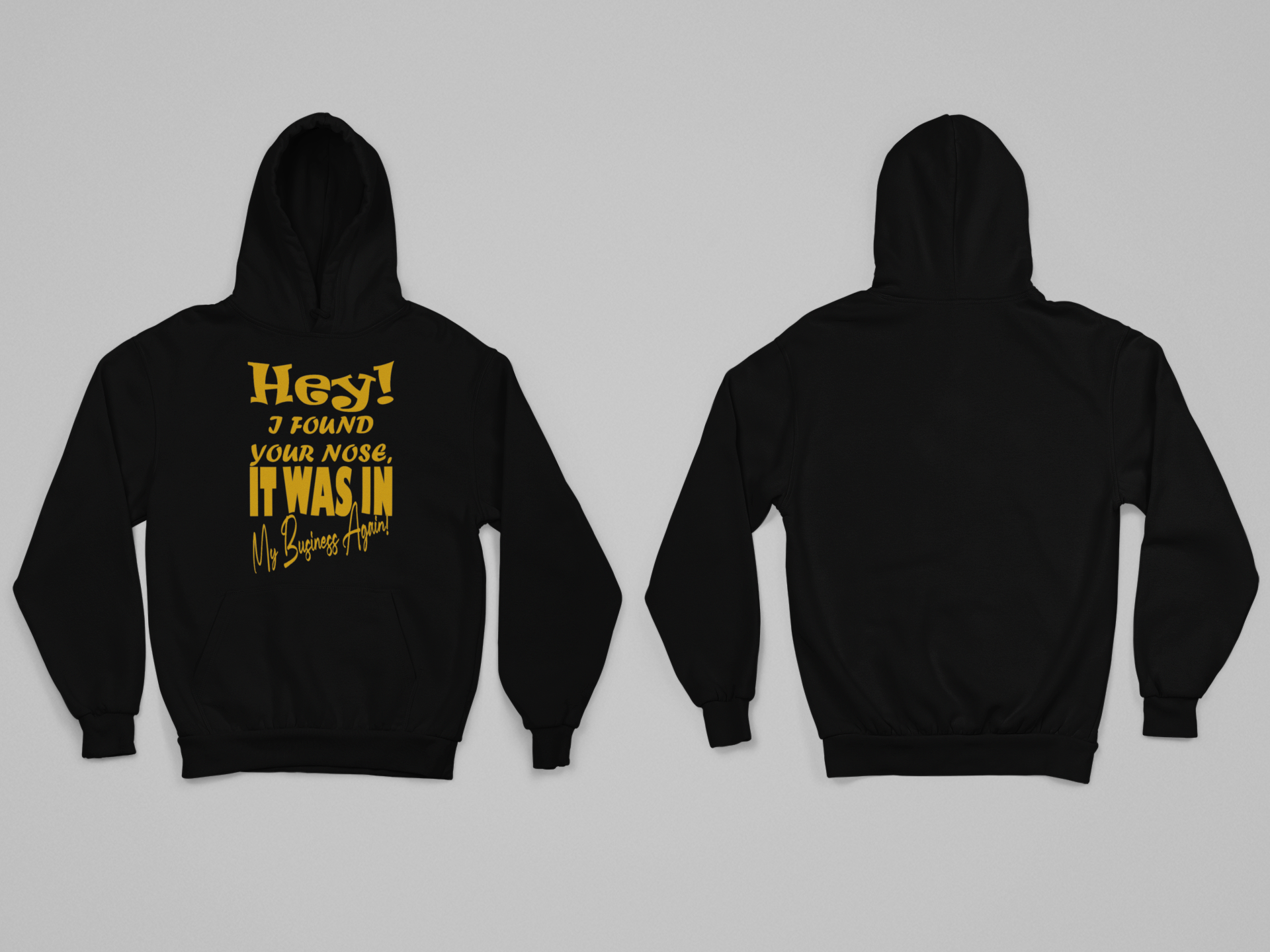 Hey I Found Your Nose Hoodie