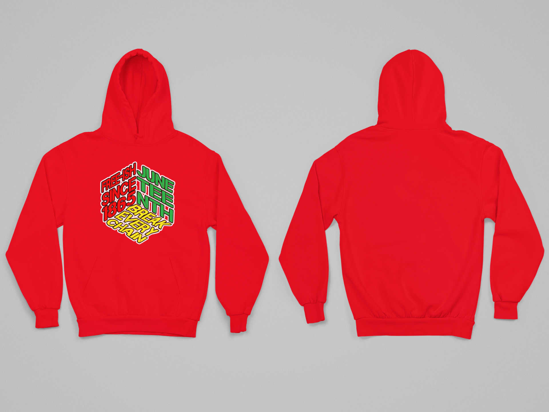 JuneTeenth Cube Hoodie