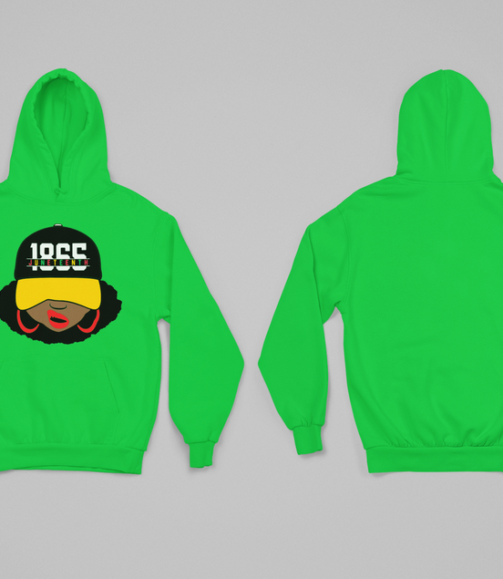 1865 Juneteenth Hat Hoodie