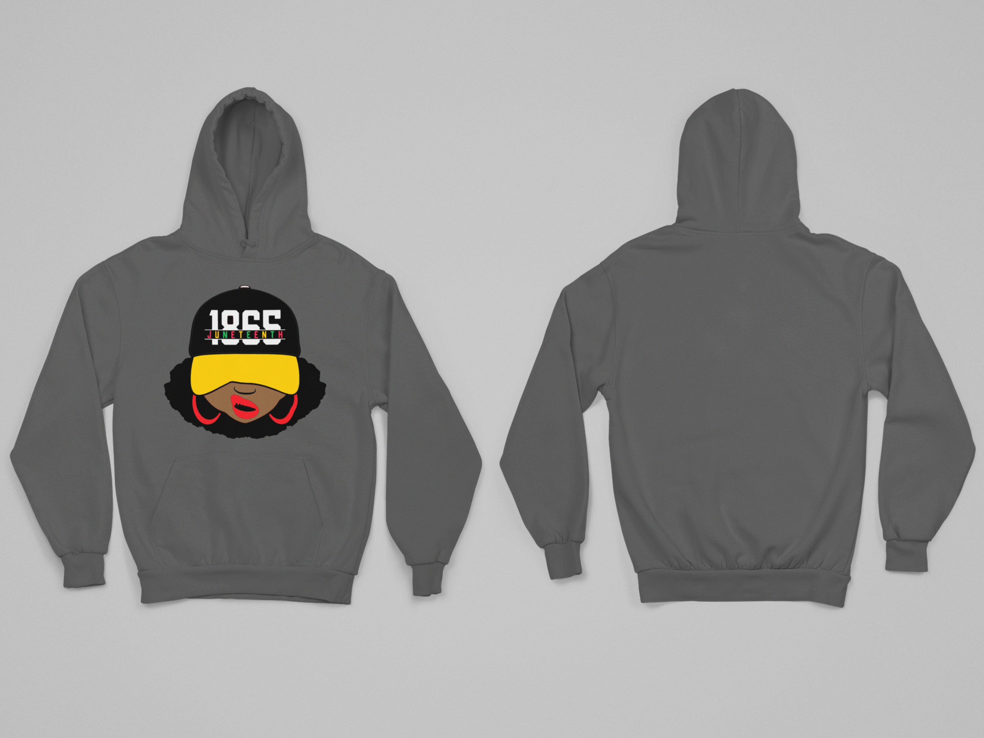 1865 Juneteenth Hat Hoodie
