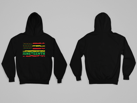 Juneteenth Flag Hoodie