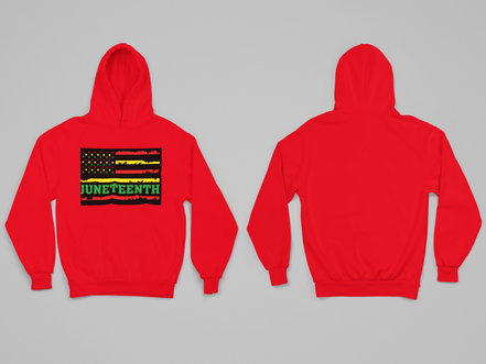 Juneteenth Flag Hoodie