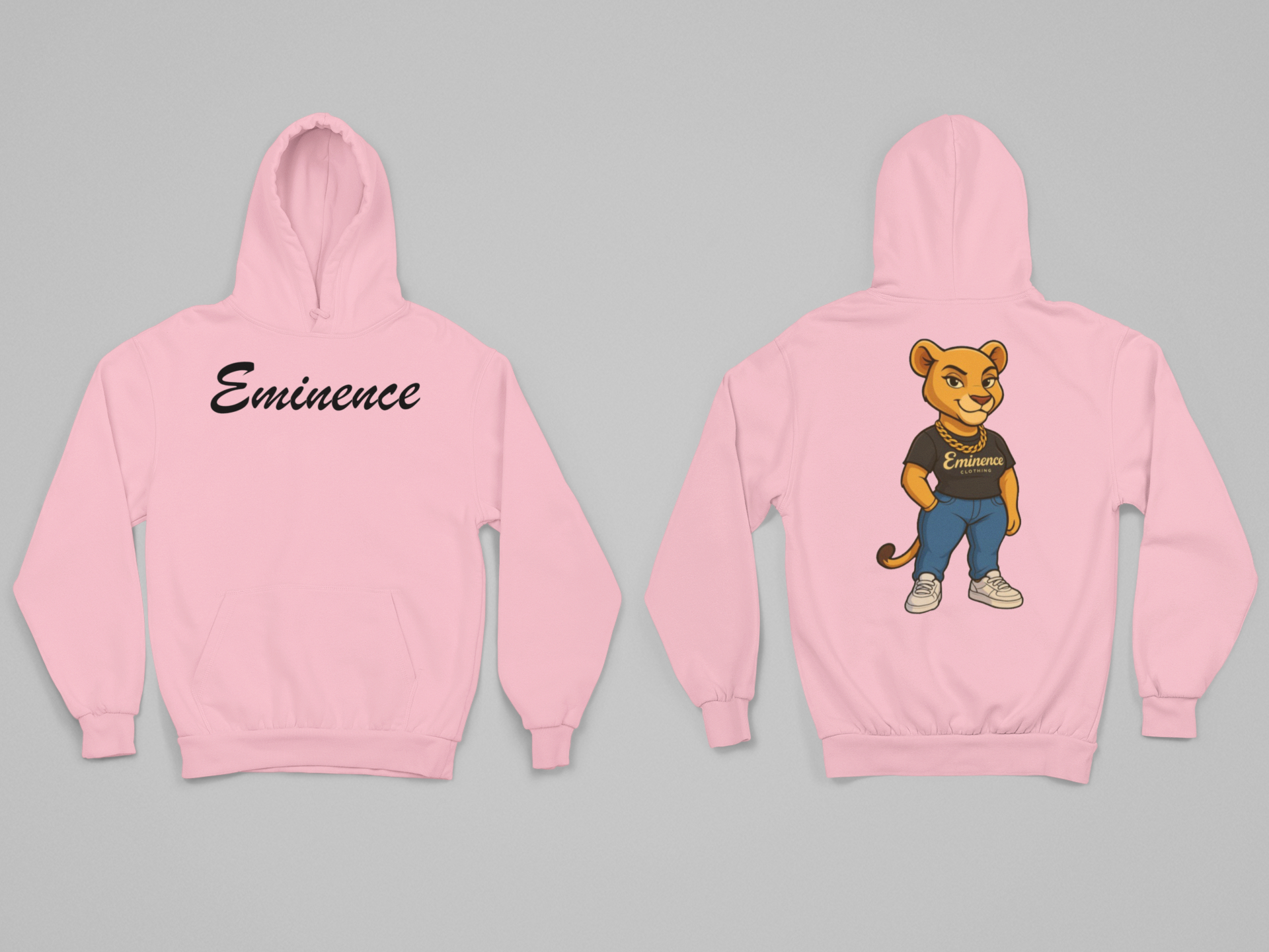 Cartoon Eminence Lioness Hoodie