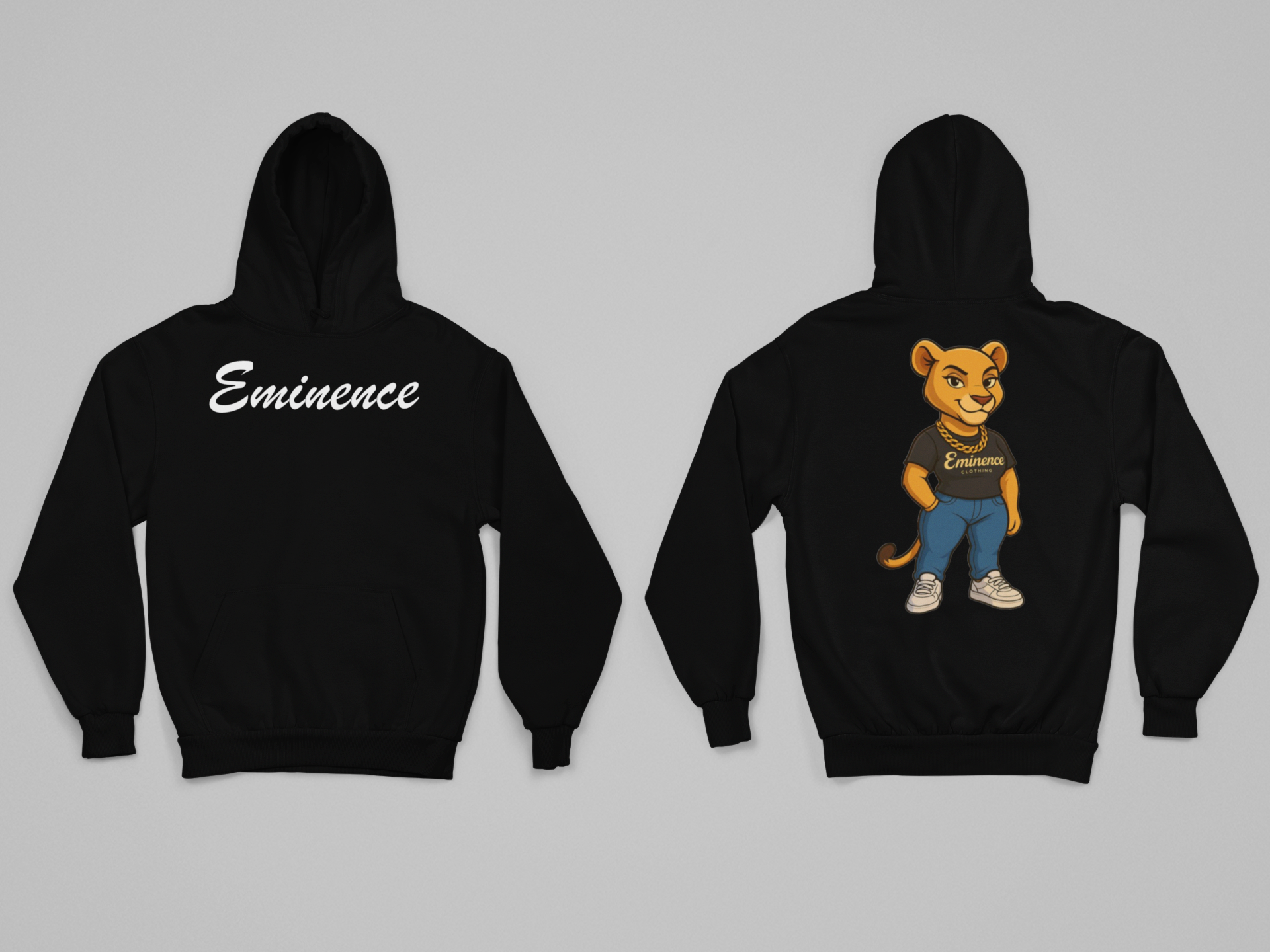 Cartoon Eminence Lioness Hoodie
