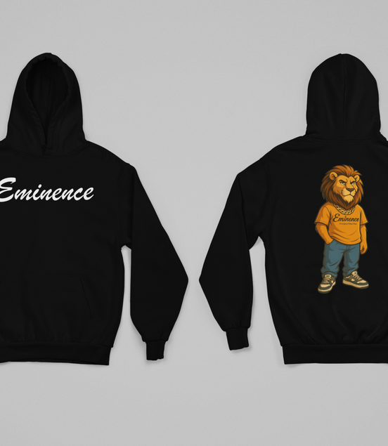 Cartoon Eminence Lion Hoodie | Bold Streetwear Hoodie | Eminence Clothing