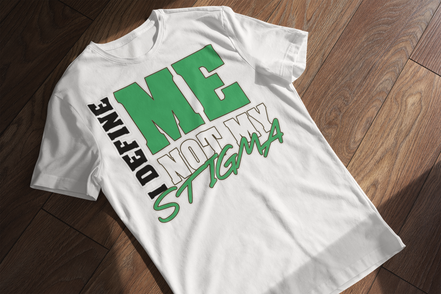 I Define Me Not My Stigma T-Shirt - Mental Health Awareness | Eminence Clothing