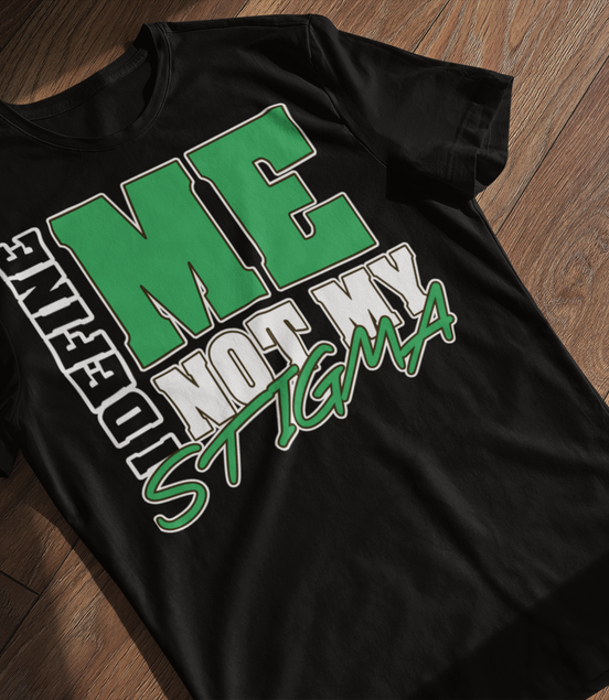 I Define Me Not My Stigma T-Shirt - Mental Health Awareness | Eminence Clothing