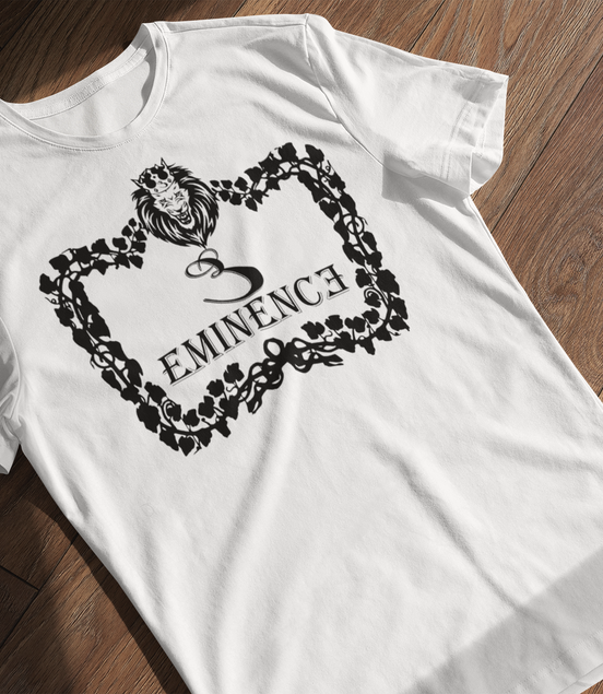 Eminence Lion Wreath T-Shirt - Bold Graphic Tee | Eminence Clothing