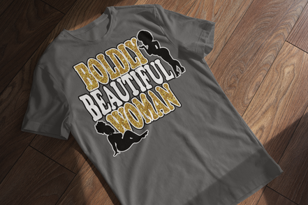Boldly Beautiful Woman T-Shirt - Plus Size Empowerment Tee | Eminence Clothing