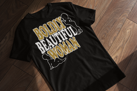 Boldly Beautiful Woman T-Shirt - Plus Size Empowerment Tee | Eminence Clothing