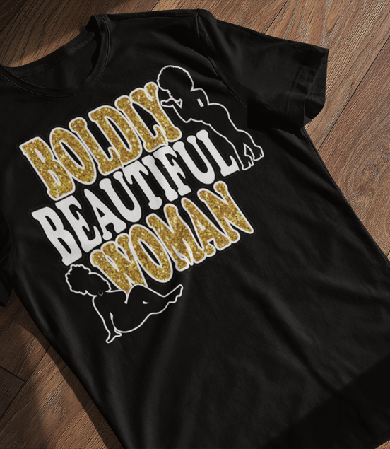 Boldly Beautiful Woman T-Shirt - Plus Size Empowerment Tee | Eminence Clothing