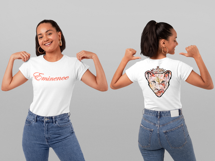 Lioness Rose Flower T-Shirt