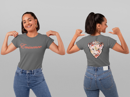Lioness Rose Flower T-Shirt