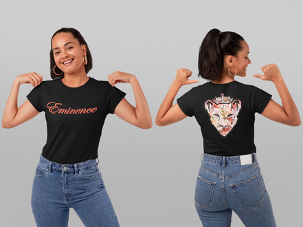 Lioness Rose Flower T-Shirt