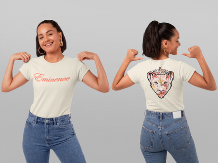 Lioness Rose Flower T-Shirt
