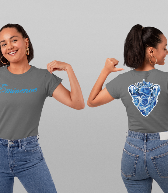 Lioness Blue Flower T-Shirt