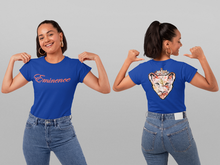 Lioness Rose Flower T-Shirt