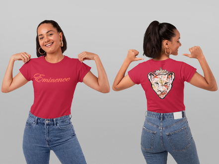 Lioness Rose Flower T-Shirt