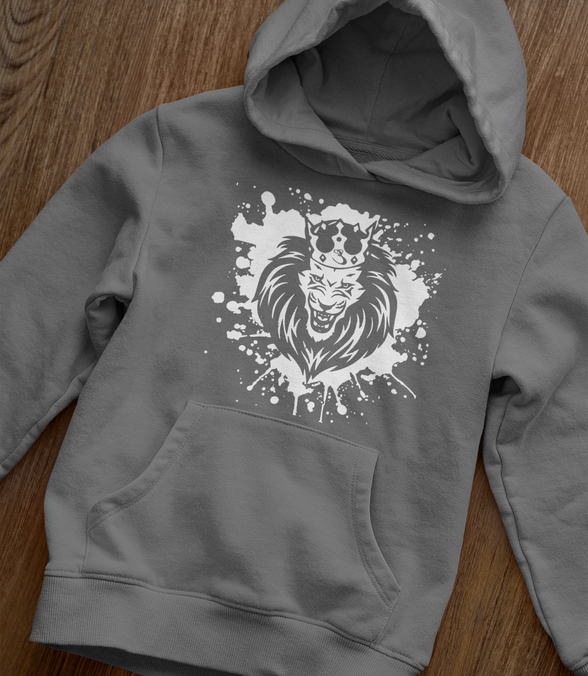 Lion Splatter Paint Hoodie