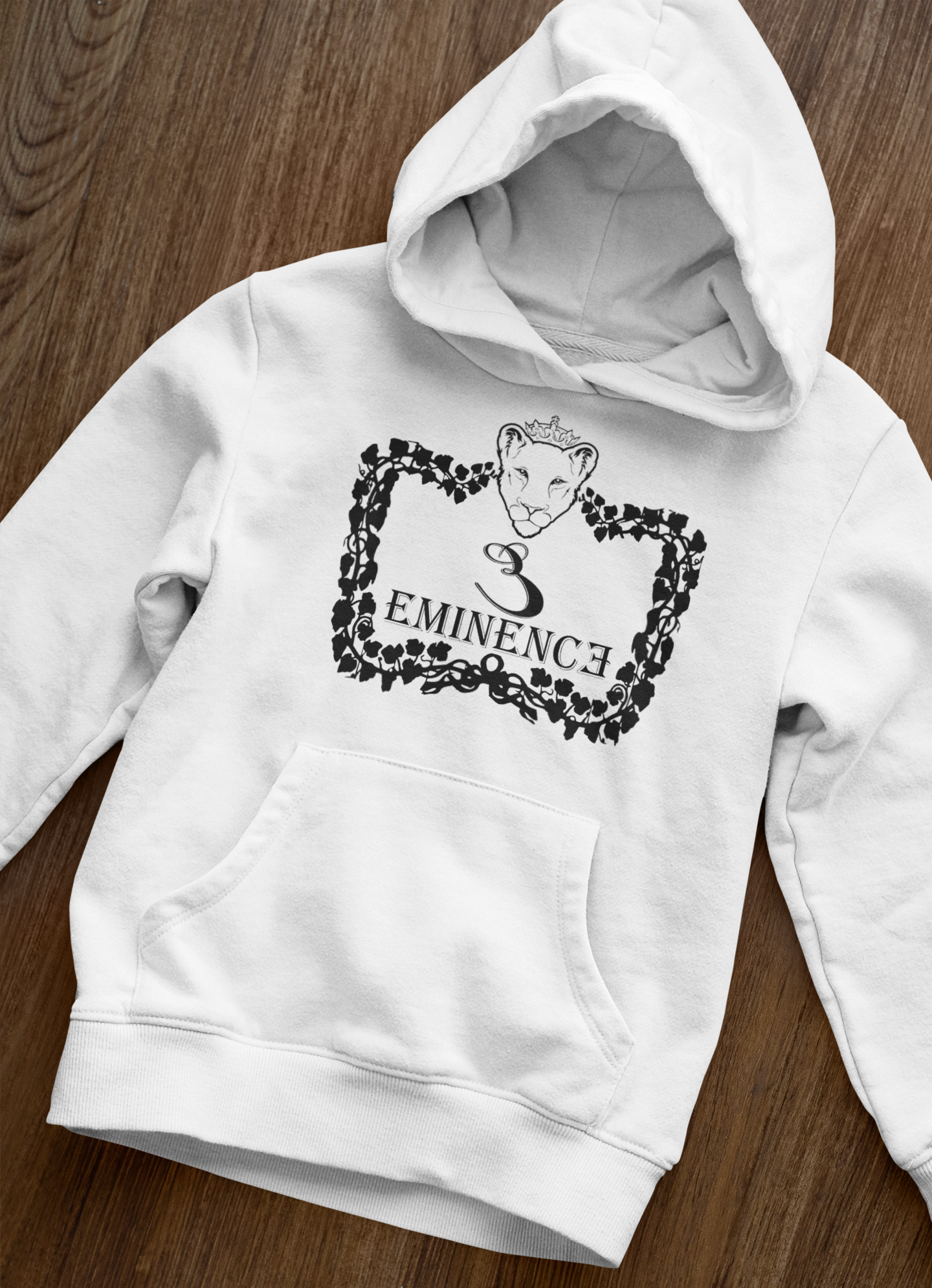 Eminence Lioness Wreath Hoodie - Bold Graphic Hoodie | Eminence Clothing