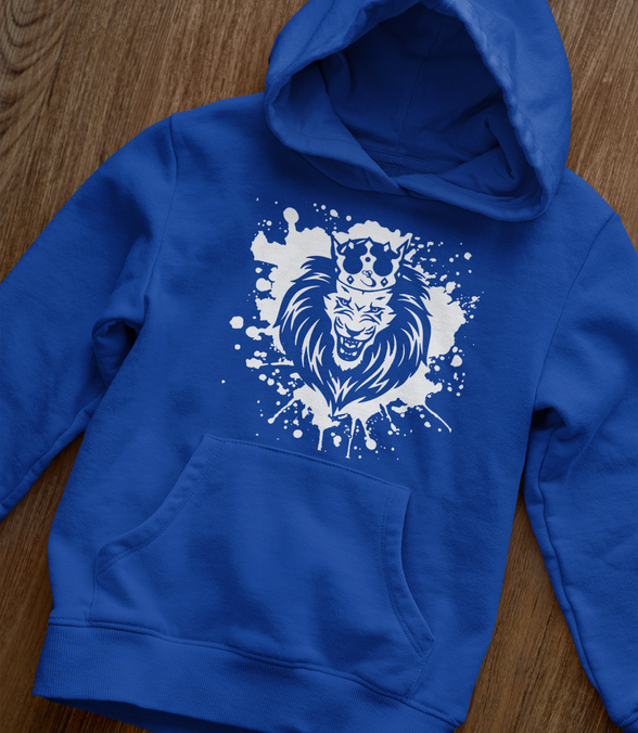 Lion Splatter Paint Hoodie