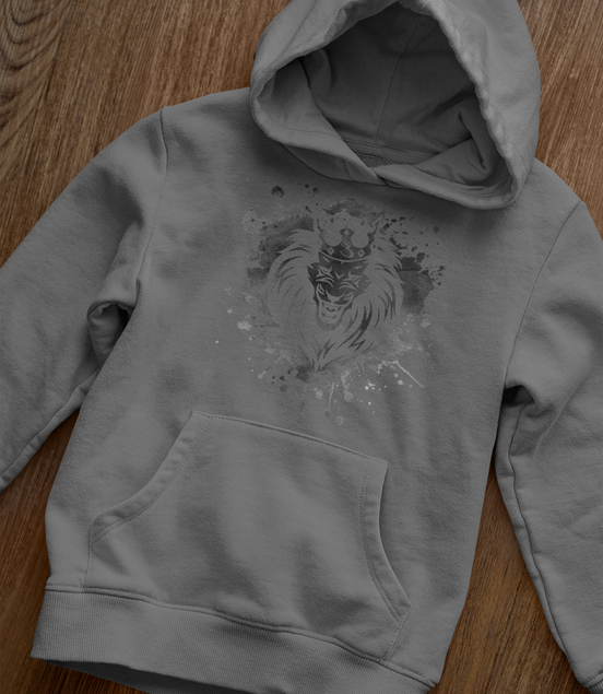 Lion Splatter Paint Hoodie
