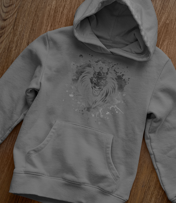 Lion Splatter Paint Hoodie