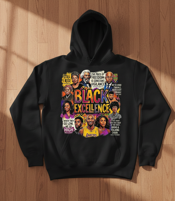Black Excellence Black Hoodie
