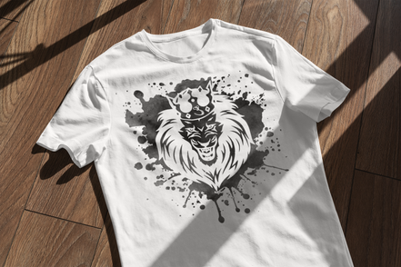 Lion Splatter Paint