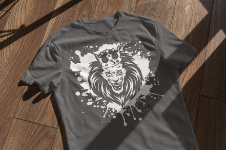 Lion Splatter Paint