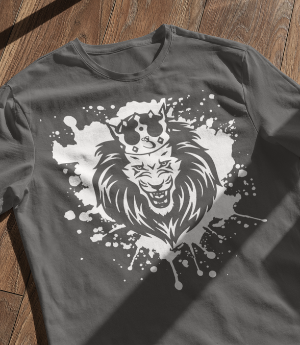Lion Splatter Paint