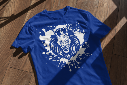 Lion Splatter Paint