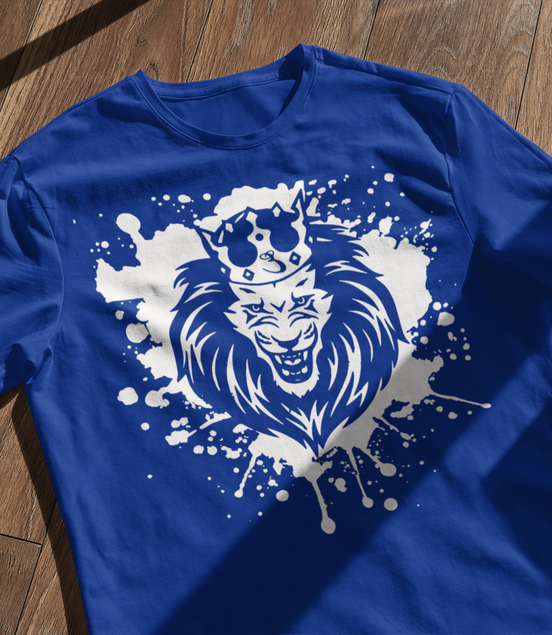 Lion Splatter Paint