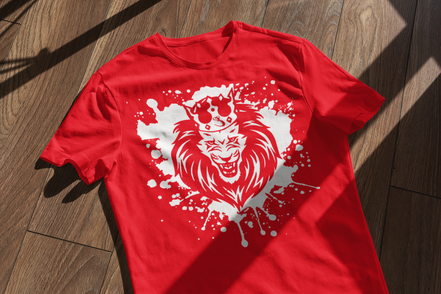Lion Splatter Paint