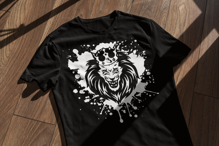 Lion Splatter Paint